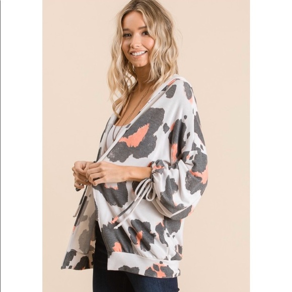 LAST 1! OPEN FRONT HOODED CARDIGAN🛍 - Picture 6 of 7